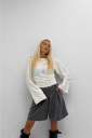 maglia con drappeggi laterali roma